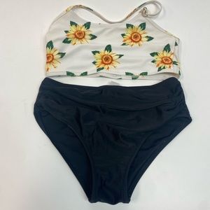 SHEIN - kids sunflower bikini